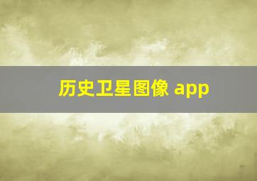 历史卫星图像 app